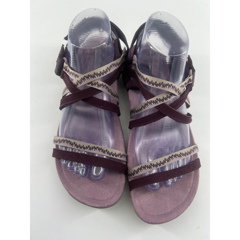 Merrell Terran Cross II Sport Sandals Mens Size 9 Burgundy Red Outdoor Footwear
